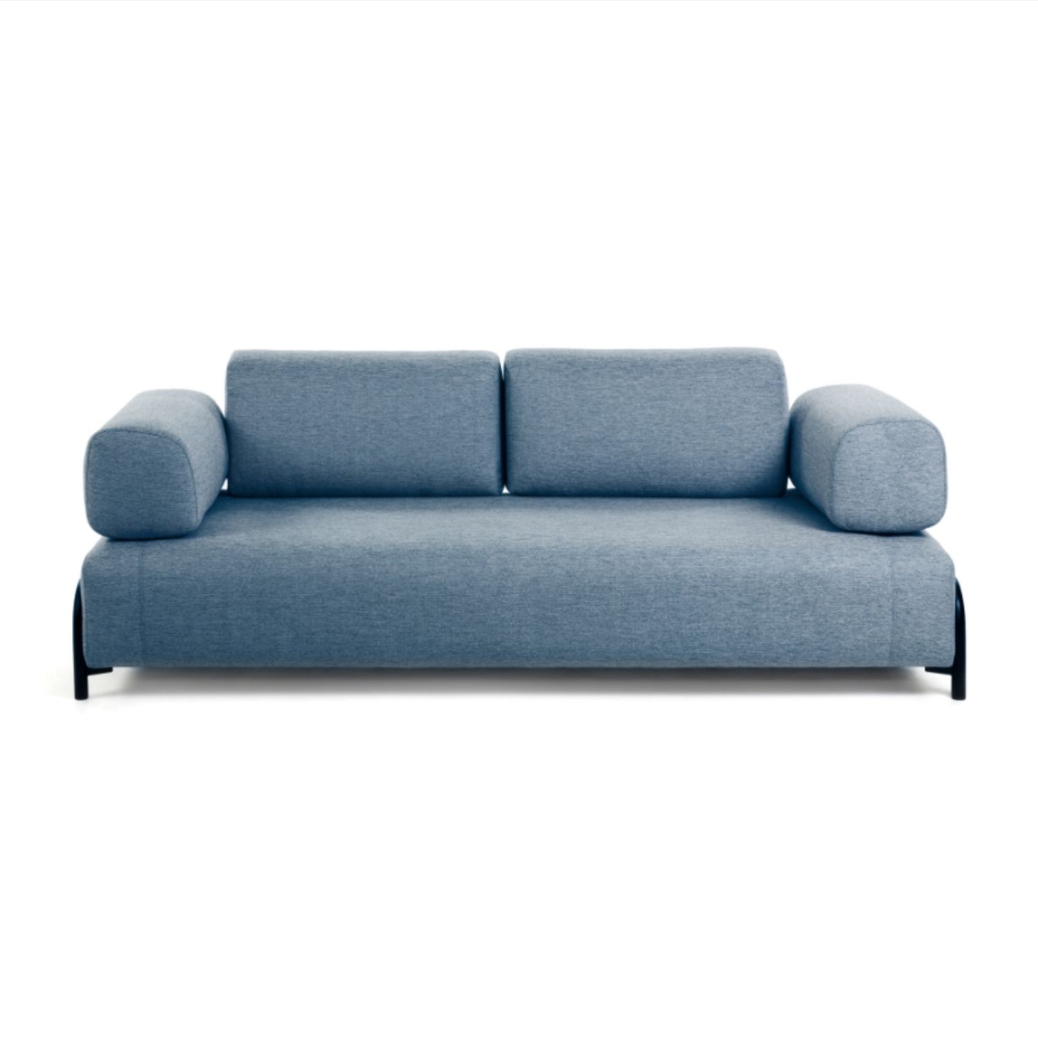 Blå Compo Pers Polyester Stål Laforma Sofa - 8433840554341