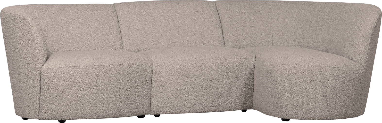 Sand Coco Personers Højrevendt H70x138x230 Woood Sofa