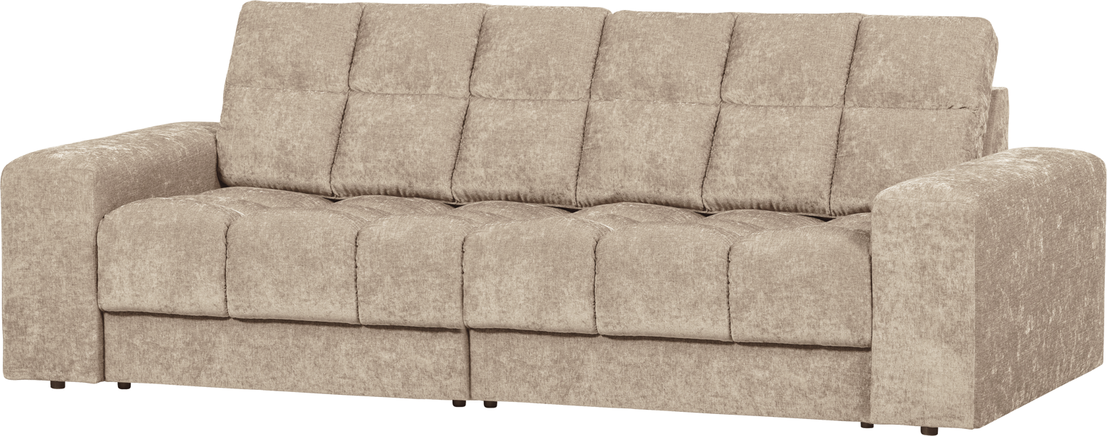 Nougat Second Date Personers H78x99x226 Stof Woood Sofa