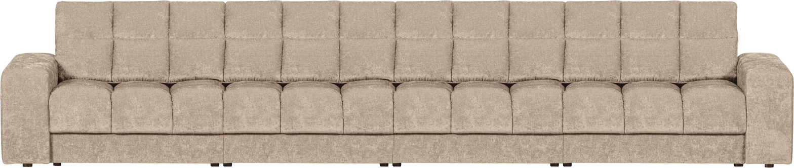 Nougat Second Date Personers H78x99x406 Stof Woood Sofa