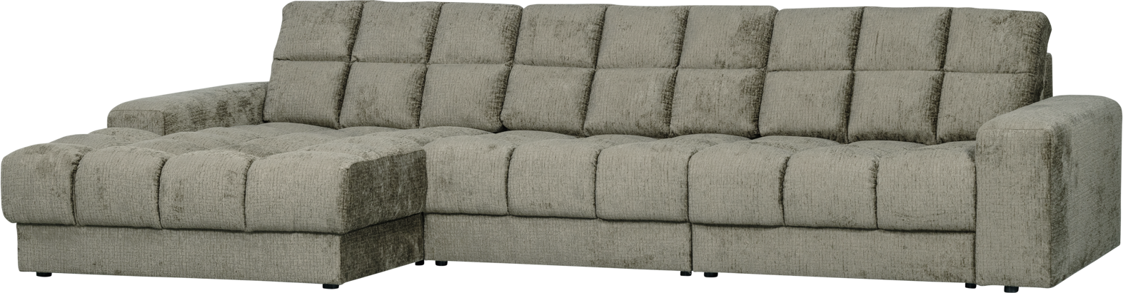 Frost Second Date Chaiselong Venstrevendt H78x162x316 Velour Woood Sofa