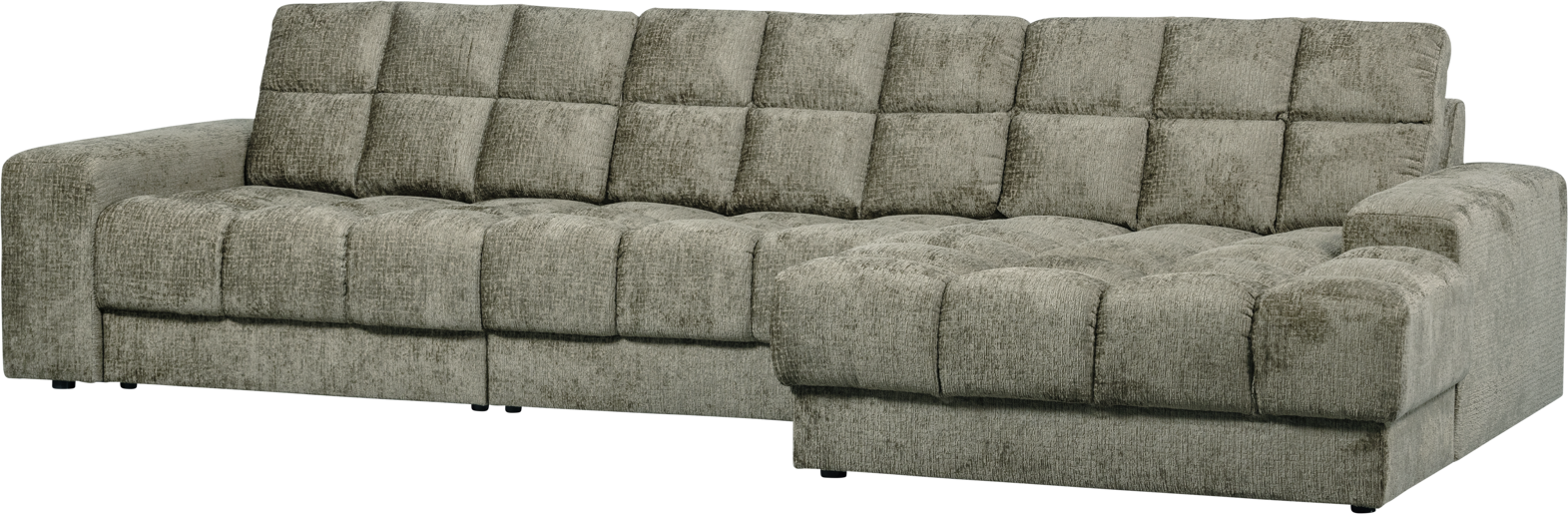 Frost Second Date Chaiselong Højrevendt H78x162x316 Velour Woood Sofa