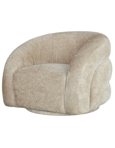 Arcus Rotrbar Chenille Polyester B89 Beige Lænestol