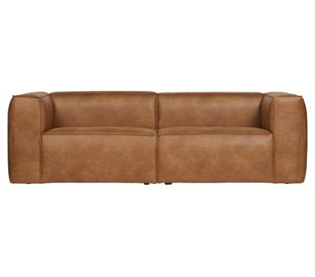Bean Personers Læder 246 Vintage Cognac Woood Sofa
