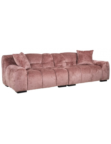 Pink Charelle Personers Chenille 250 108 Sort Sofa