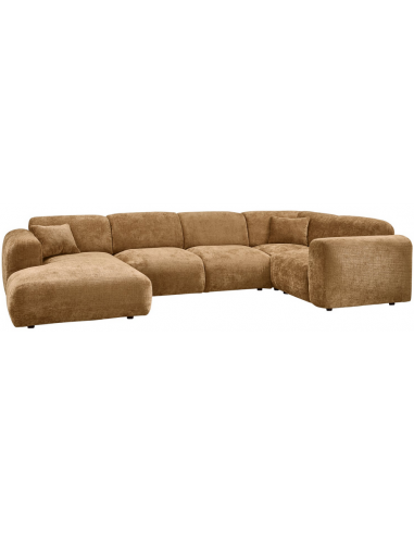 Cloud Højrevendt Chenille 345 198 Honninggul Bepurehome Sofa