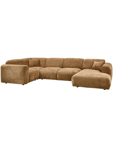 Cloud Venstrevendt Chenille 345 198 Honninggul Bepurehome Sofa