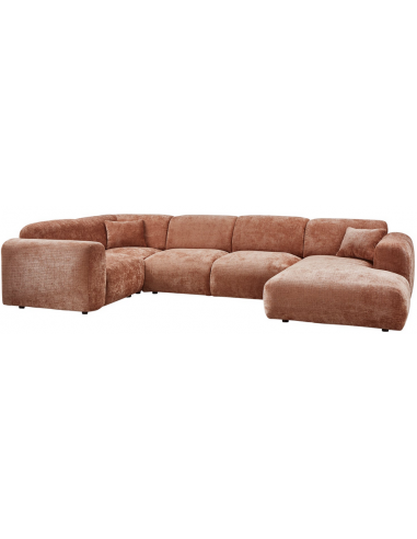 Cloud Venstrevendt Chenille 345 198 Terracotta Bepurehome Sofa