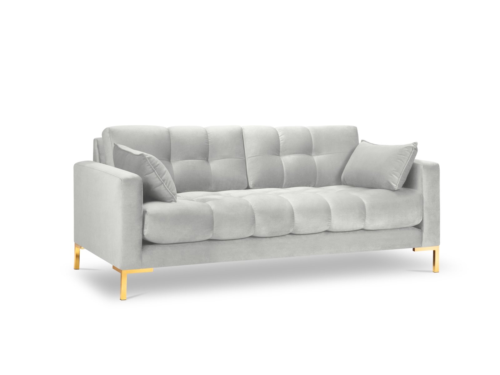 Sølv Mamaia Sæder Fløjl Guld Metal Micadoni Sofa - 5903614186229