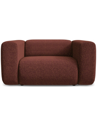 Ekahi Polyester B137 Meleret Bordeaux Makamii Lænestol