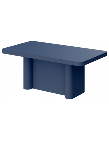Portofino Med Udtræk Mdf 160 412 100 Mat Navy Spisebord