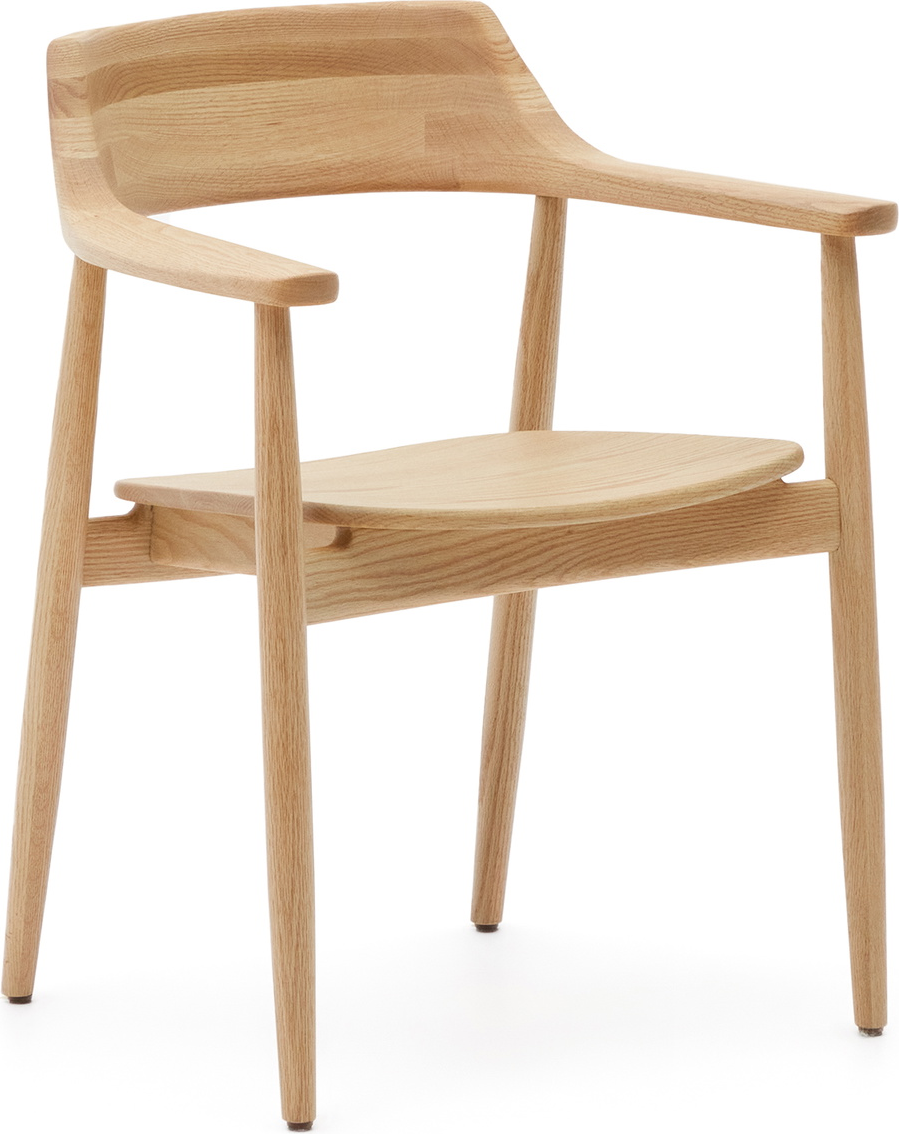 Naturlig Fondes Med Armlæn Natur 60x51x76 Kave Home Spisestol