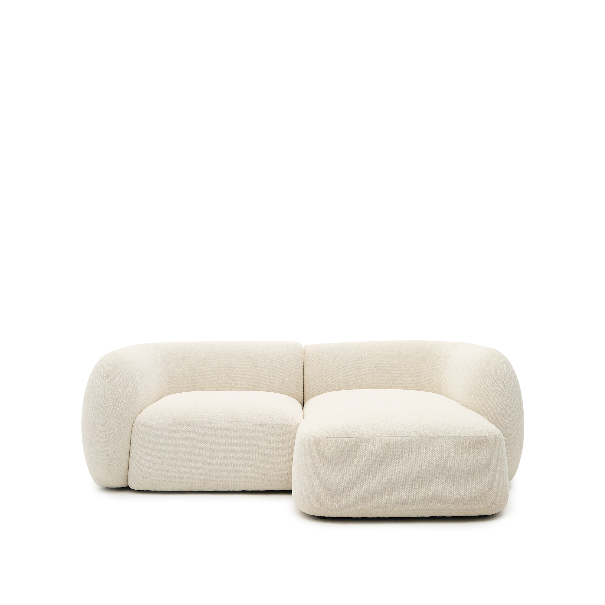 Creme Modulopbygget Personers Martina Ecru Chenille Med Højre Chaiselong 230 Kave Home Sofa - 8447305013977