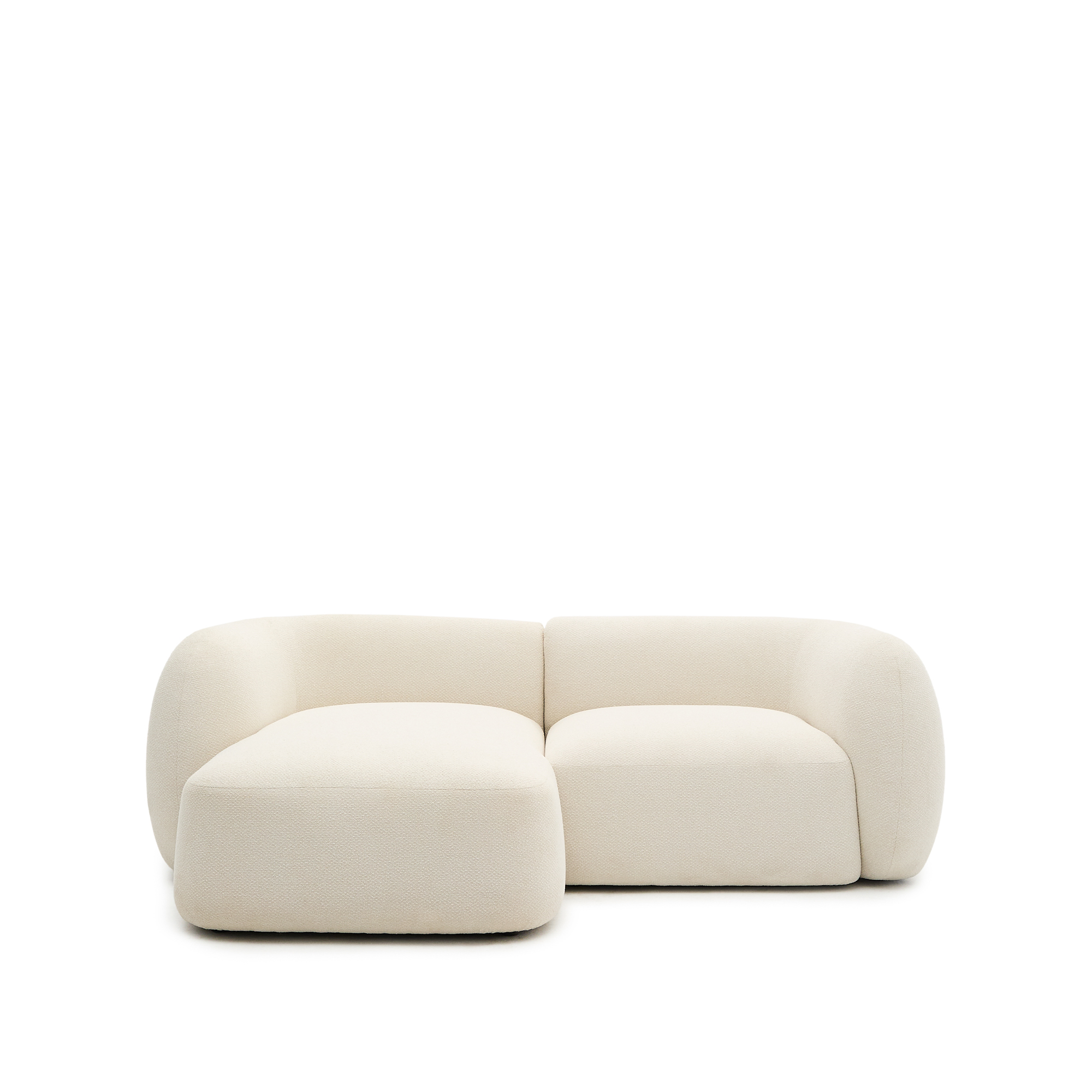 Creme Modulopbygget Personers Martina Ecru Chenille Med Venstre Chaiselong 230 Kave Home Sofa - 8447305013984