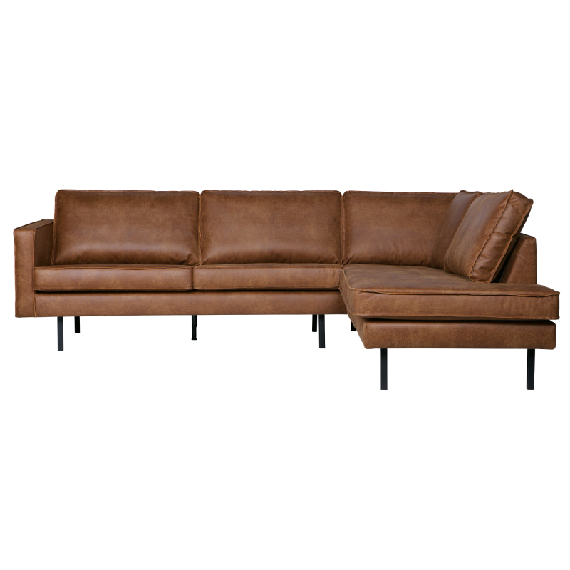 Cognac Rodeo Hjørne Højrevendt Bepurehome Sofa - 8714713090983