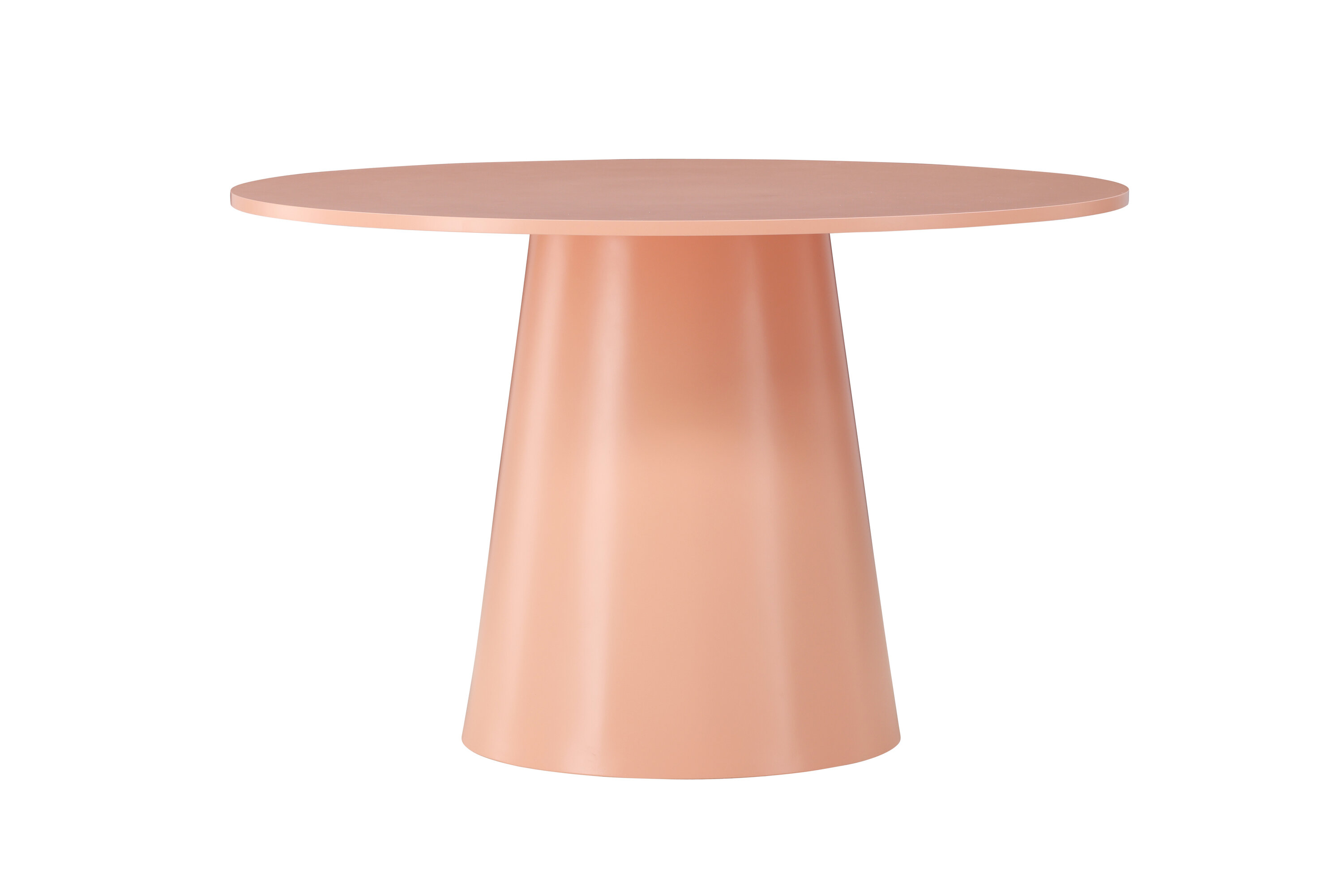 Pink Lanzo Rund Fersken Mdf Ø120 Venture Design Spisebord - 7340220833419