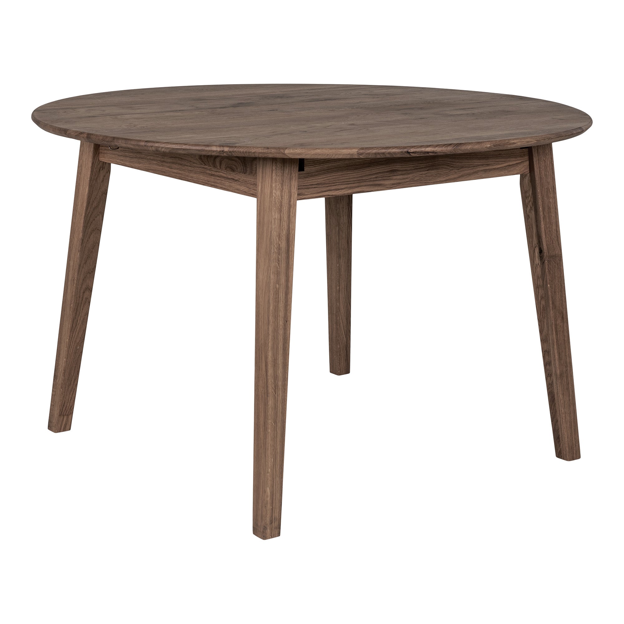Smoked Metz Egetræ Indbyggget Tillægsplade Med Butterflyfunktion Ø118x118 158x75 Housenordic Spisebord - 5713917022656