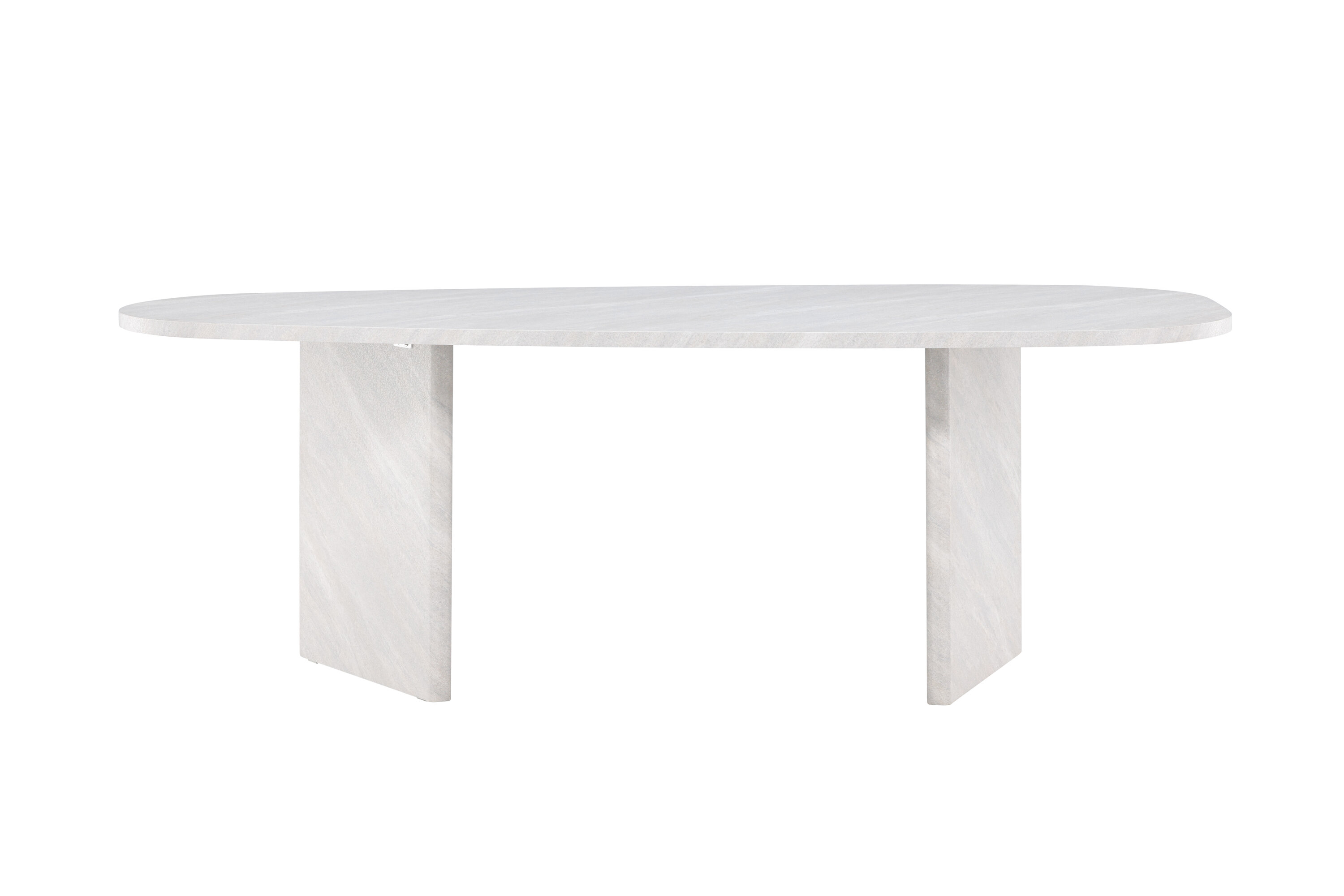 Hvid Grnvik Betonlook Mdf 220x100 Venture Design Spisebord - 7340220823014