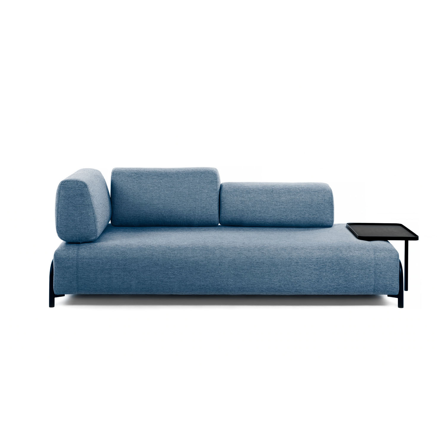 Blå Compo Pers Stor Bakke Stof Metal Kave Home Sofa - 8433840554389