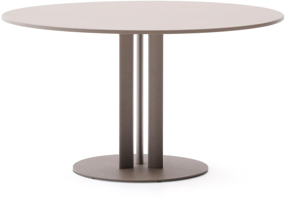 Taupe Sedalis Udendørs Rundt Til Pers 120x120x75 Kave Home Spisebord - 8433840985244