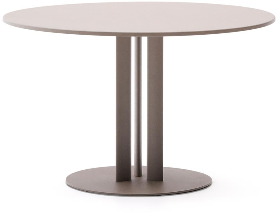 Taupe Sedalis Udendørs Rundt 80x80x75 Kave Home Spisebord - 8433840985305