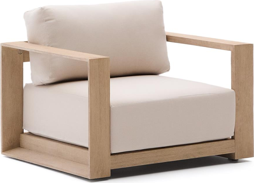 Beige Ambra Udendørs 85x99x77 Kave Home Lænestol - 8433840979106