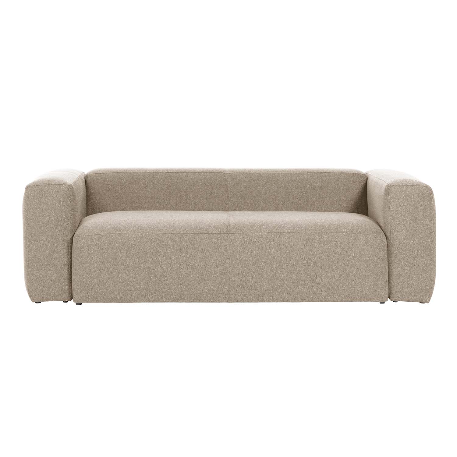 Beige Blok Pers Polyester Kave Home Sofa - 8433840592862
