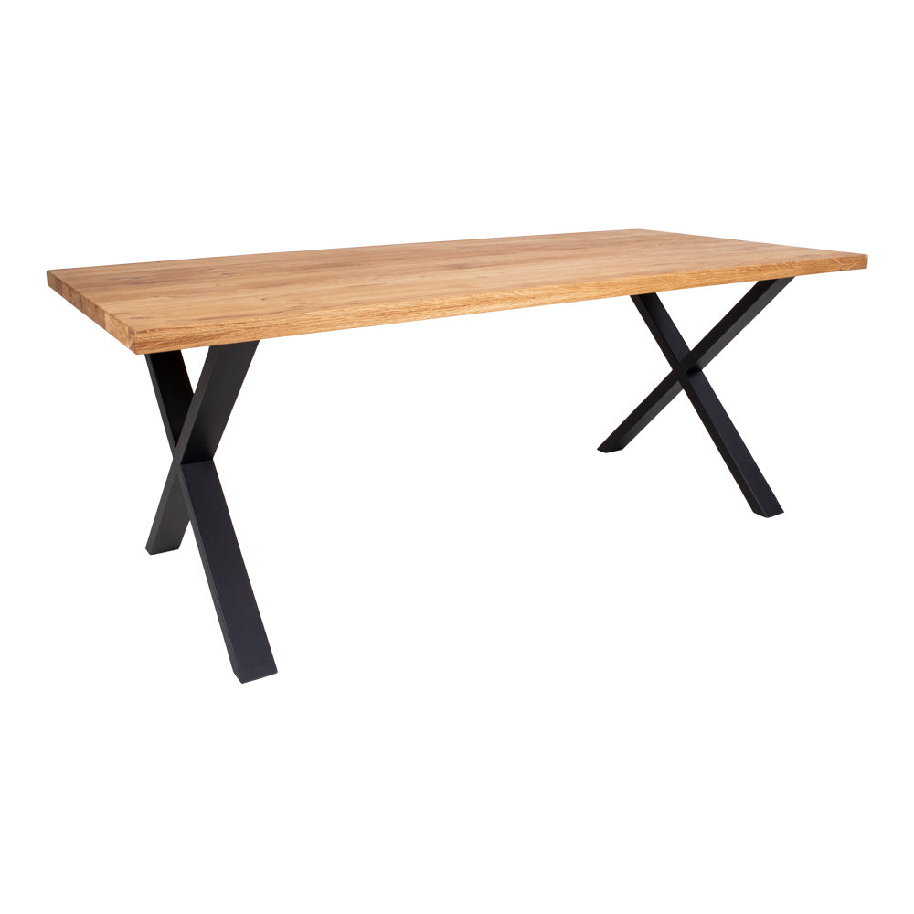 Natur Montpellier Egetræ Forberedt Til Tillægsplader 95x200x75 Housenordic Spisebord - 5713917001576