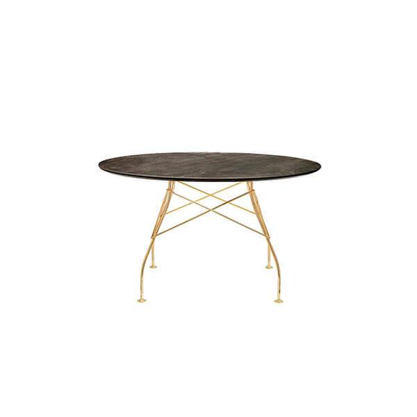 Glossy Ø128 Aged Bronze Guld Stel Kartell Spisebord - 8058967293937