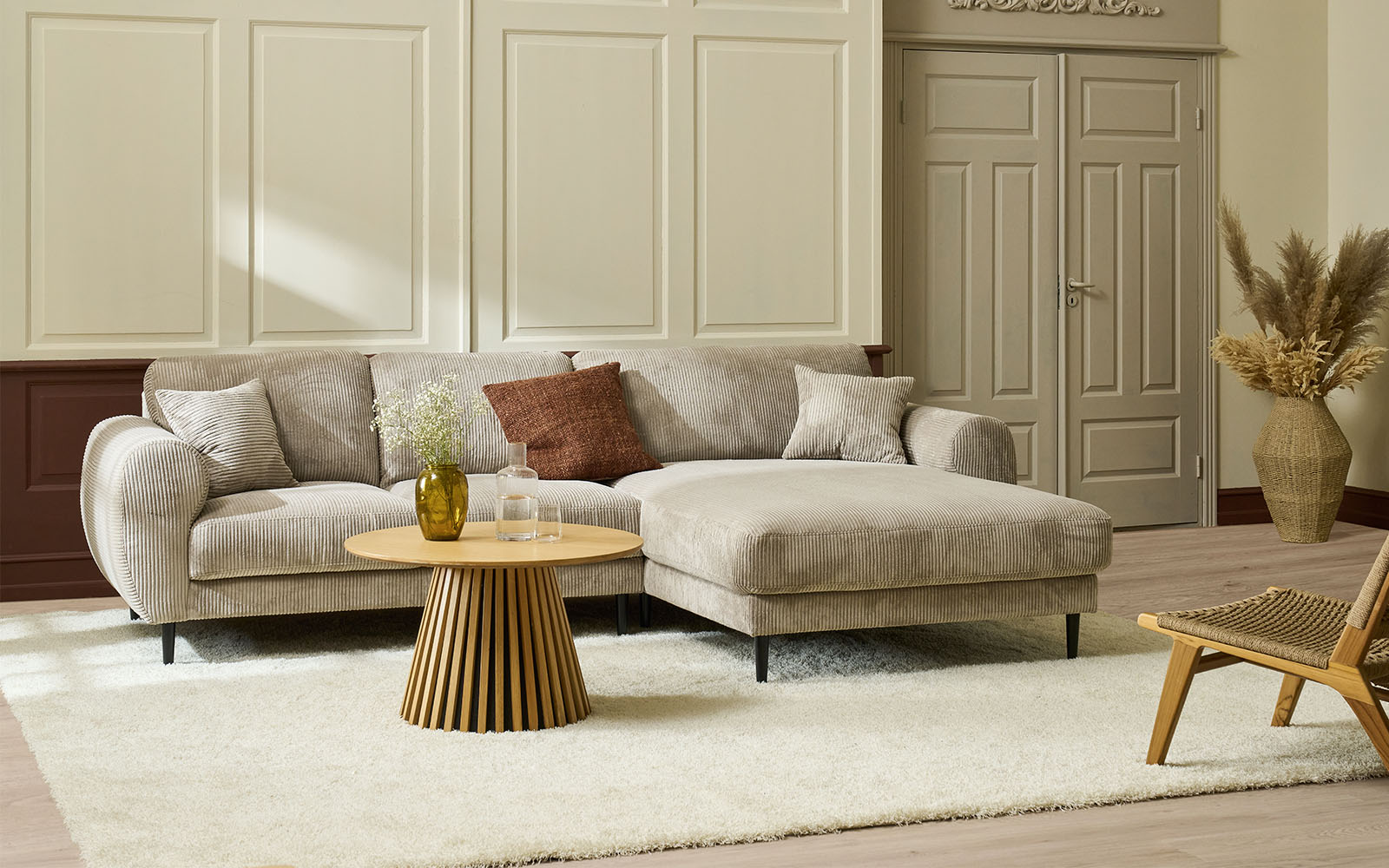 Med Chaiselong Maine Sofa
