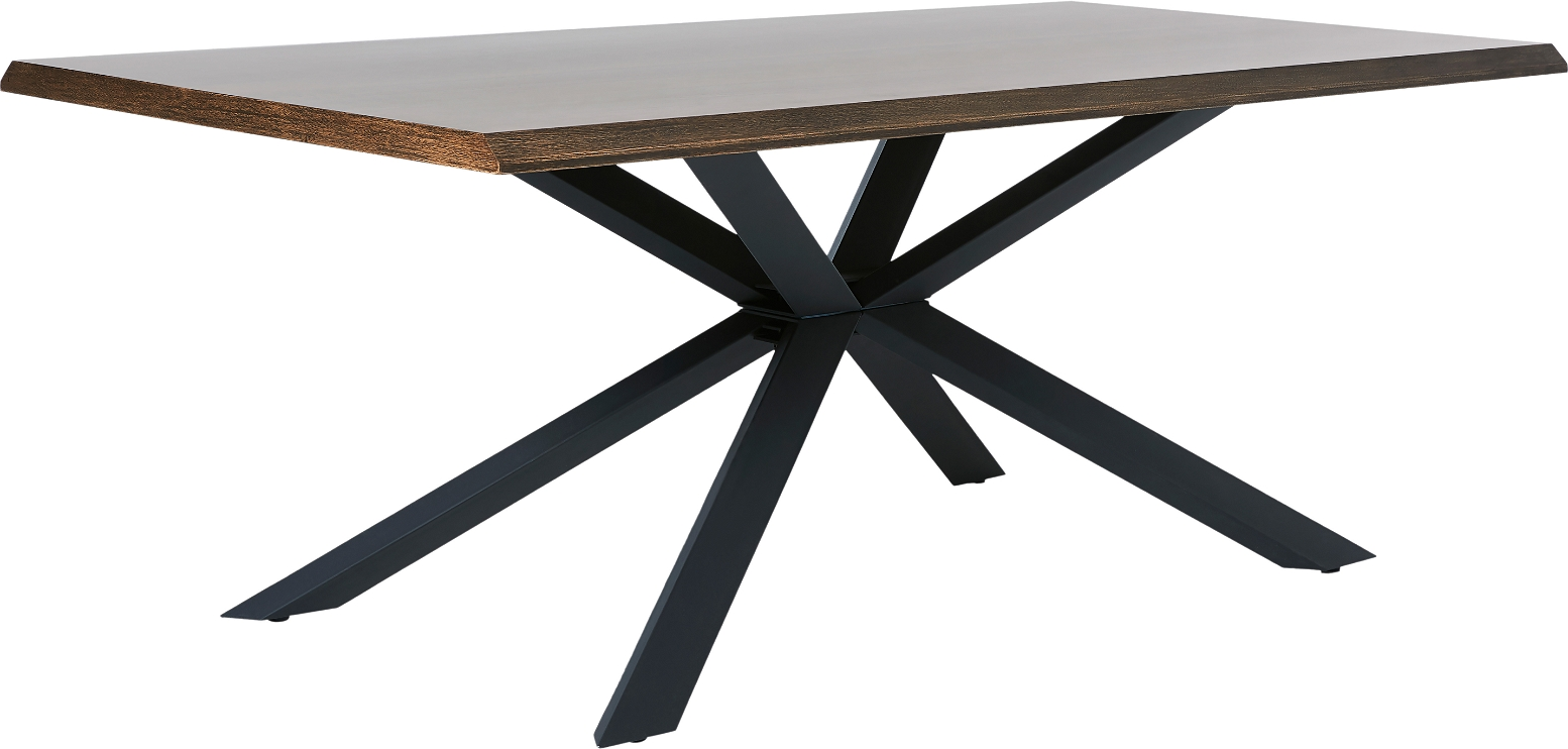 Røget Arno H75x90x160 Egetræ Metal Nordique Design Spisebord - 5704745096674