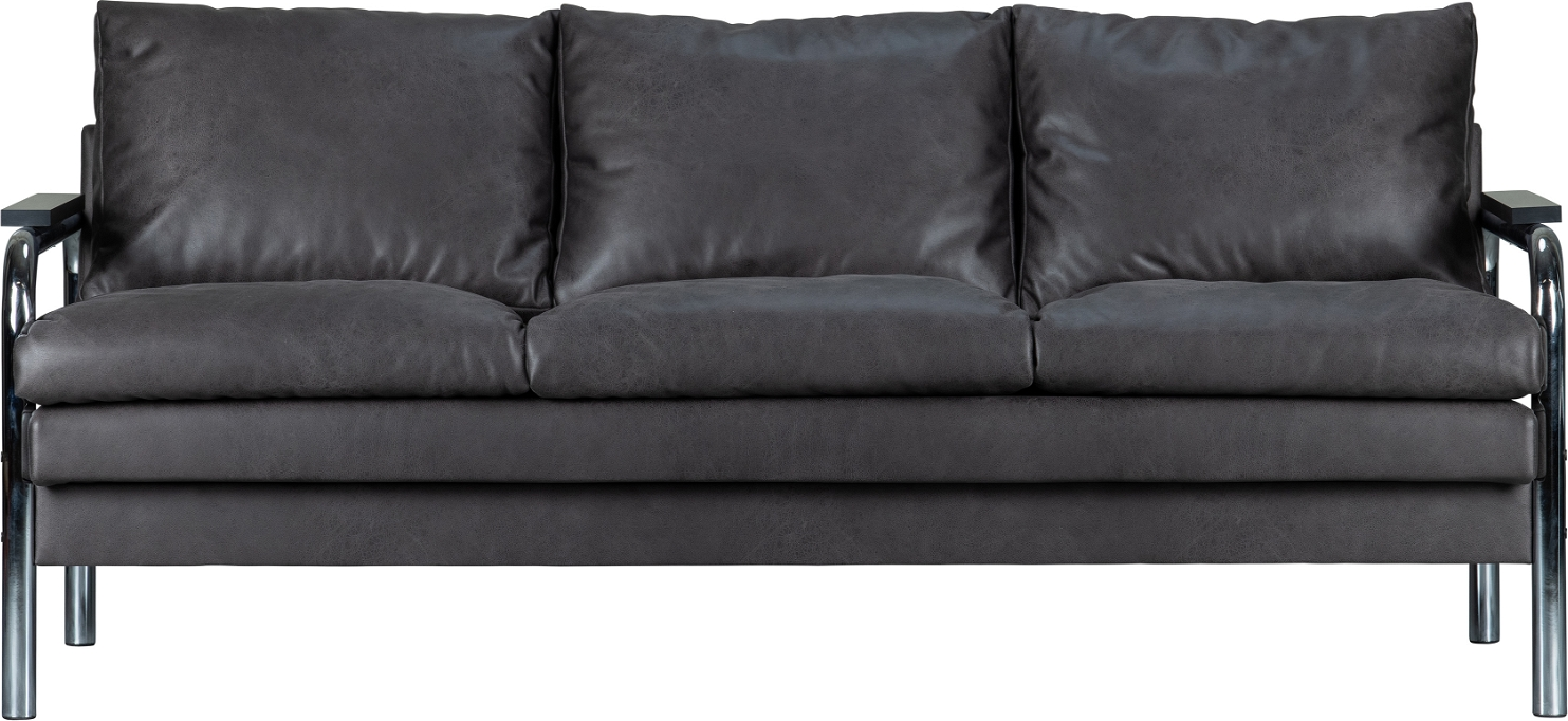 Sort Tube Personers H82x189x100 Woood Exclusive Sofa - 8714713136988