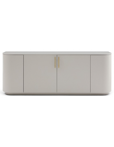 Oakura Stål Egetræsfinr B200 Mat Beige Messing Tommy Franks Skænk