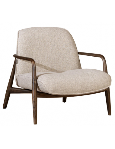 Vidar Asktræ Polyester H81 Brun Taupe Bronx71 Lænestol