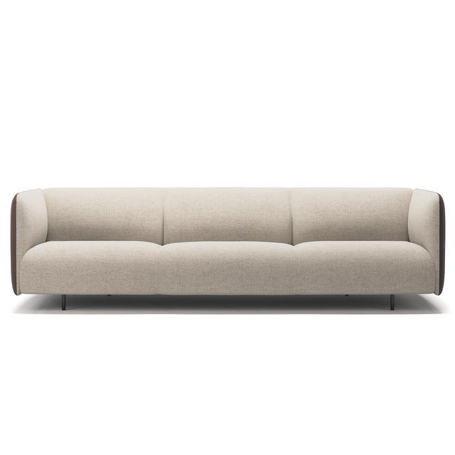 Beige, Breeze Urban Personers Beige Breeze Læder Decotique Sofa - 7340185014373