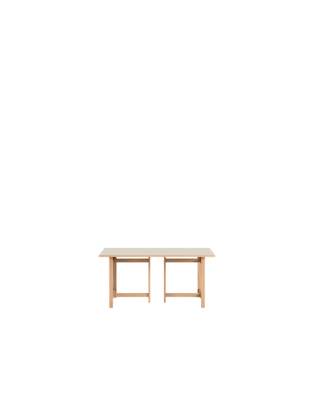 Lysegrå Rectangular 160x90 Moebe Spisebord - 5713520021084