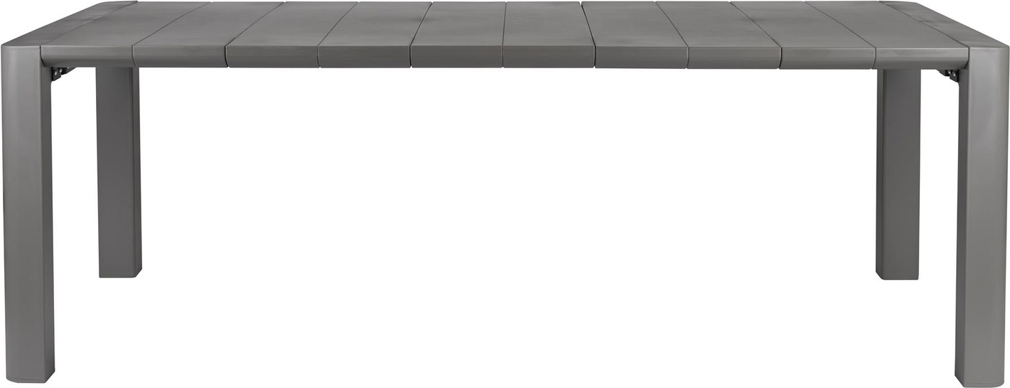 Mørkegrå Alban Udendørs Stål : 220 : : 100 Studio White Spisebord - 8718548093065