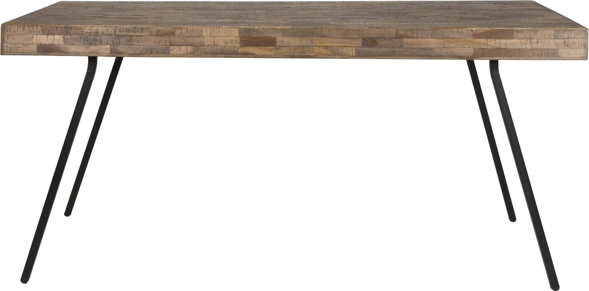 Brungrå Suri Teak : 160 : : Studio White Spisebord - 8718548024472