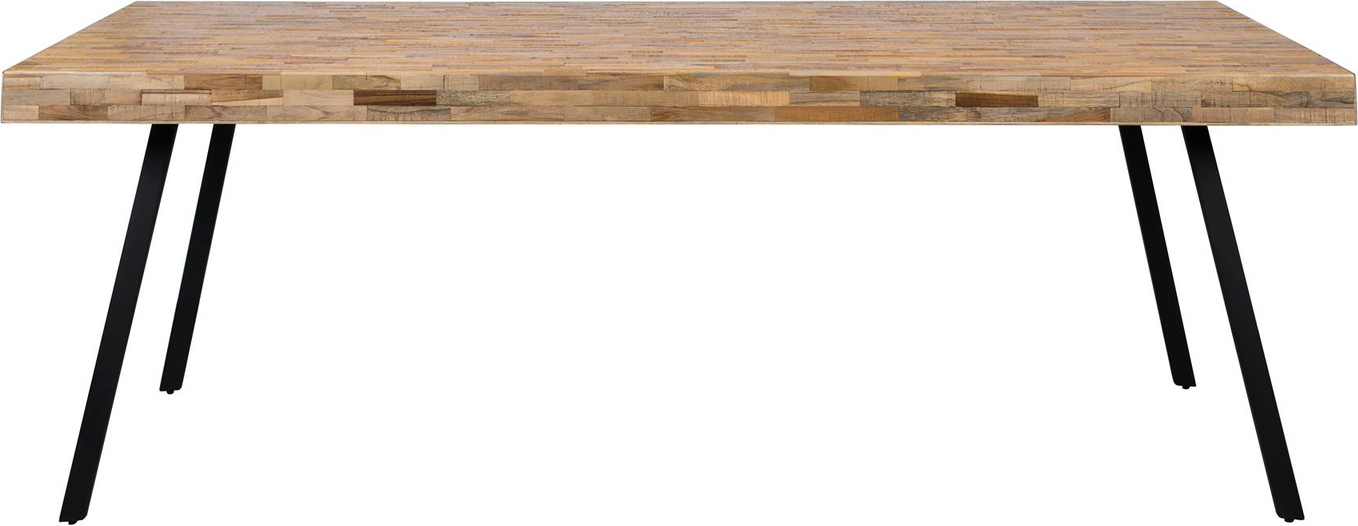 Natur Suri Teak : 220 : : 100 Studio White Spisebord - 8718548048539
