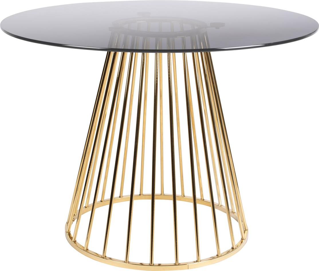 Glas/Messing Floris Glas Messing Glas : 104 : : 104 Studio White Spisebord - 8718548054783