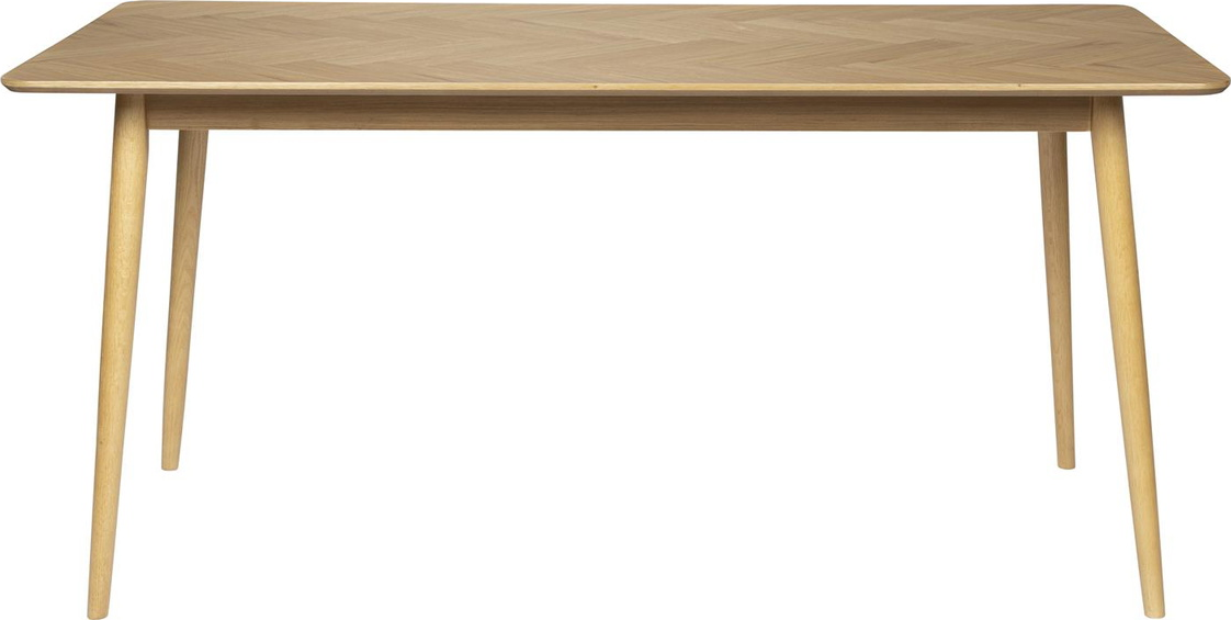 Natur Fabio Egetræ : : : 160 Studio White Spisebord - 8718548069411