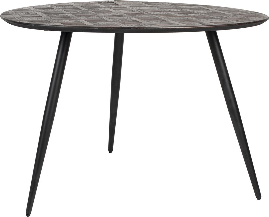 Mørk Natur Webster Teak : 111 : 108 : Studio White Spisebord - 8718548082205