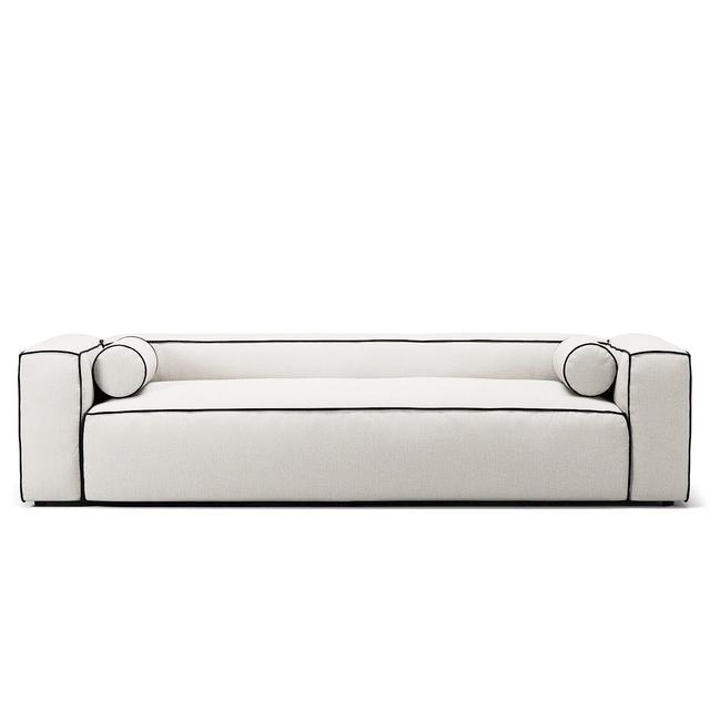 Hvid Gar Personers Steam Grafitgrå Decotique Sofa - 7340185020817