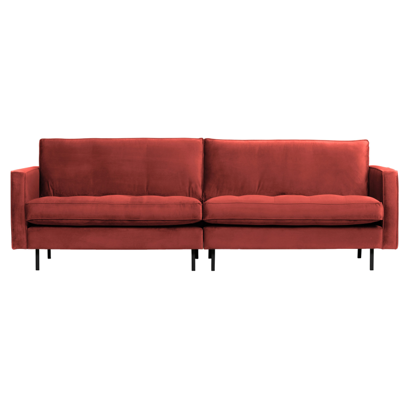 Brun Rodeo Classic Pers Velour Chestnut Bepurehome Sofa - 8714713126019