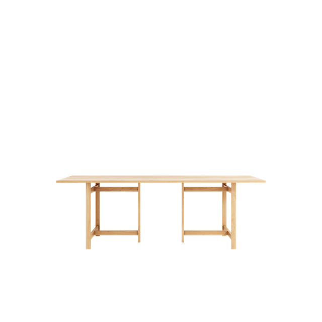 Egetræ Rectangular 220x90 Moebe Spisebord - 5713520017759