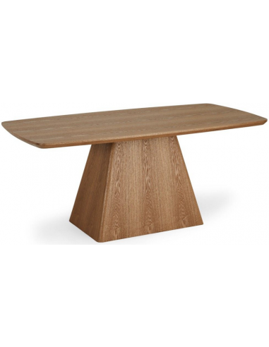Ango Mdf Egetræsfinr 180 Mørk Spisebord
