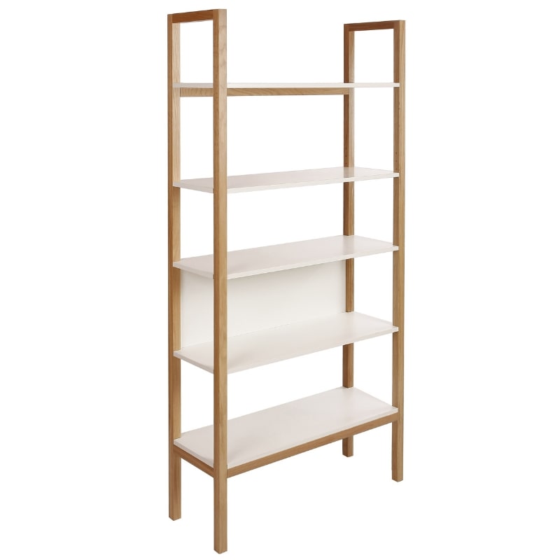 Farringdon Egetræ 90x32x185 Woodman Reol - 4744448010233
